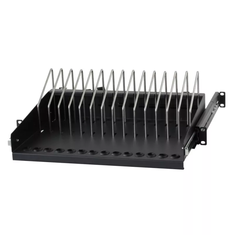 Rack shelf Techly I-CABINET-TRAY14BK Juoda 4U 19 inch