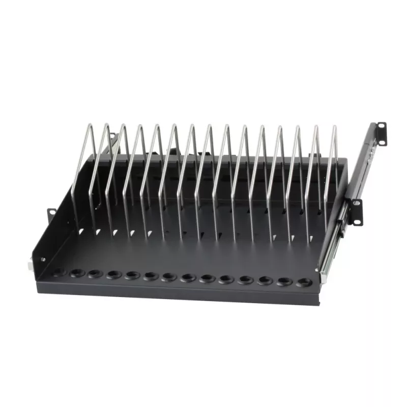 Rack shelf Techly I-CABINET-TRAY14BK Juoda 4U 19 inch