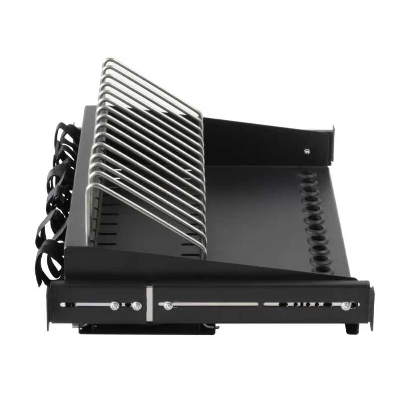Rack shelf Techly I-CABINET-TRAY14BK Juoda 4U 19 inch