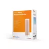 Patalpų oro kokybės monitorius Netatmo Smart Indoor Air Quality Monitor — CO2 0–5000 ppm, temp 0–50°C, triukšmas, Wi‑Fi/Bluetooth, maitinamas iš tinklo, aliuminis, rožinis auksas