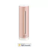 Patalpų oro kokybės monitorius Netatmo Smart Indoor Air Quality Monitor — CO2 0–5000 ppm, temp 0–50°C, triukšmas, Wi‑Fi/Bluetooth, maitinamas iš tinklo, aliuminis, rožinis auksas
