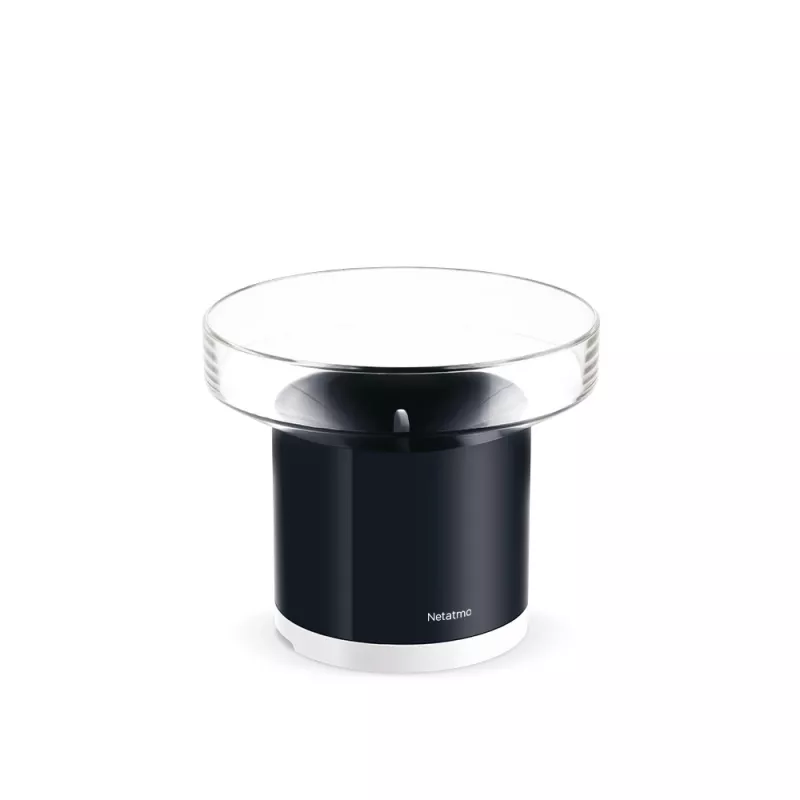 Netatmo išmanusis lietaus matuoklis, Baterija, AAA, 1,5 V, 130 mm, 130 mm, 110 mm