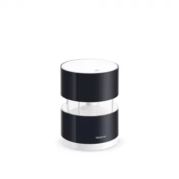 Netatmo išmanusis anemometras, vėjo greitis, belaidis, Wi-Fi, 0–45 m/s, 100 m, juodas, permatomas