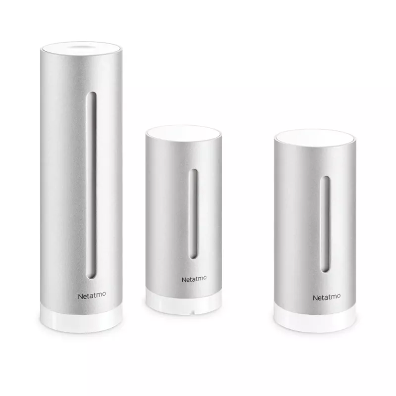 Netatmo vidinis rinkinys „Išmani namų orų stotelė + papildomas išmanus vidinis modulis“