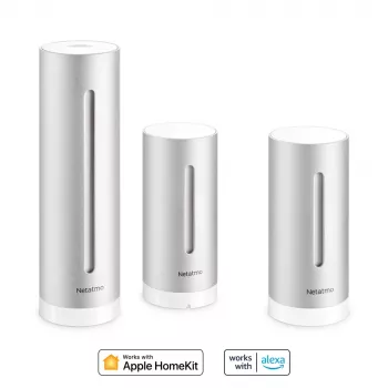 Netatmo vidinis rinkinys „Išmani namų orų stotelė + papildomas išmanus vidinis modulis“