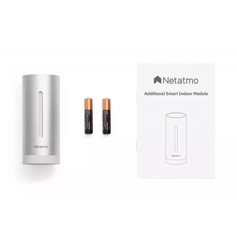 Netatmo vidinis rinkinys „Išmani namų orų stotelė + papildomas išmanus vidinis modulis“