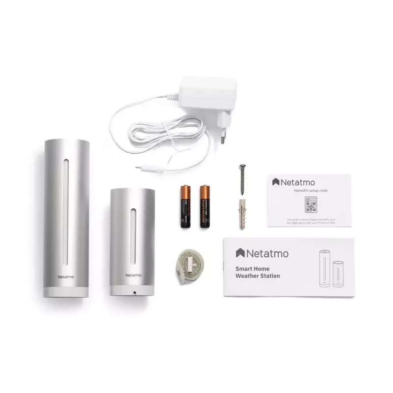 Netatmo Rain Pack „Išmani namų orų stotis + Išmanus lietaus matuoklis“