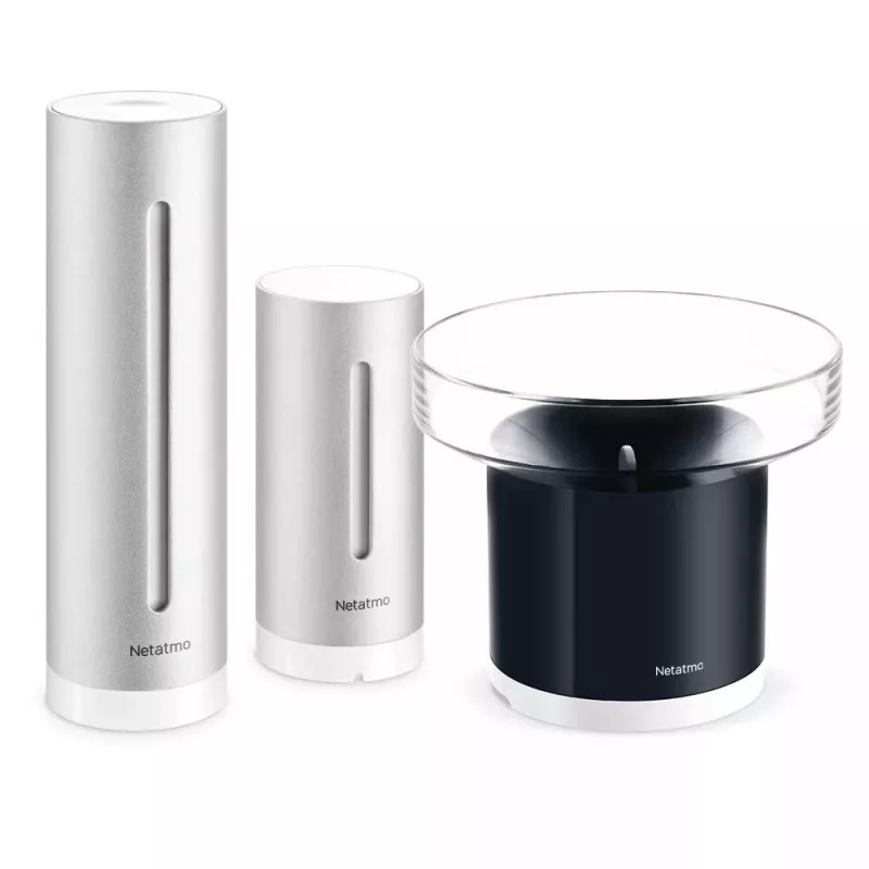 Netatmo Rain Pack „Išmani namų orų stotis + Išmanus lietaus matuoklis“