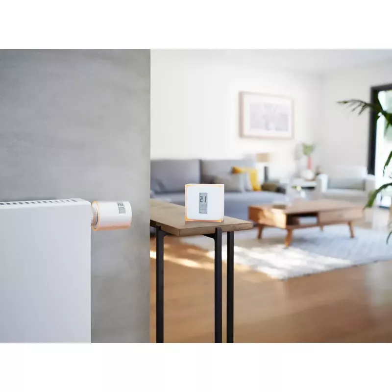 Netatmo rinkinys: išmanusis termostatas + 3 papildomi išmanieji radiatorių vožtuvai