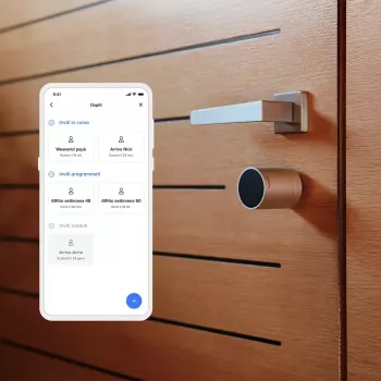 Išmanusis durų užraktas Netatmo NDL-EC Keyless juoda pilka