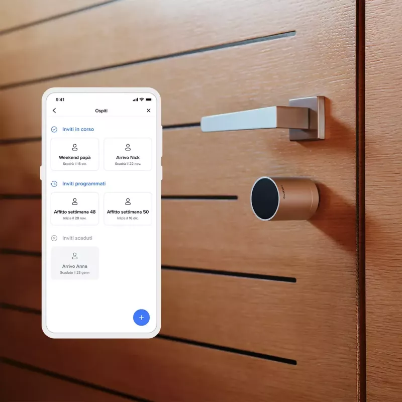 Išmanusis durų užraktas Netatmo NDL-EC Keyless juoda pilka