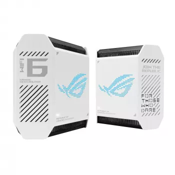 ASUS ROG Rapture GT6 (W-2-PK) Tri-band (2.4 GHz / 5 GHz / 5 GHz) Wi-Fi 6 (802.11ax) Baltas 4 vidiniai