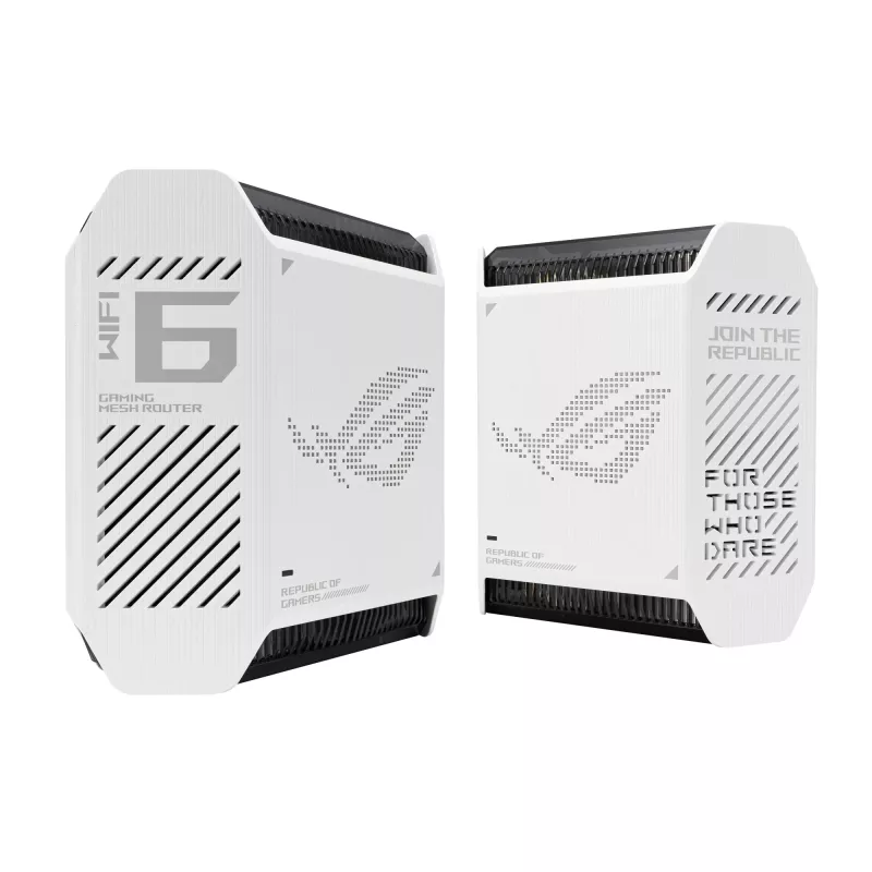 ASUS ROG Rapture GT6 (W-2-PK) Tri-band (2.4 GHz / 5 GHz / 5 GHz) Wi-Fi 6 (802.11ax) Baltas 4 vidiniai