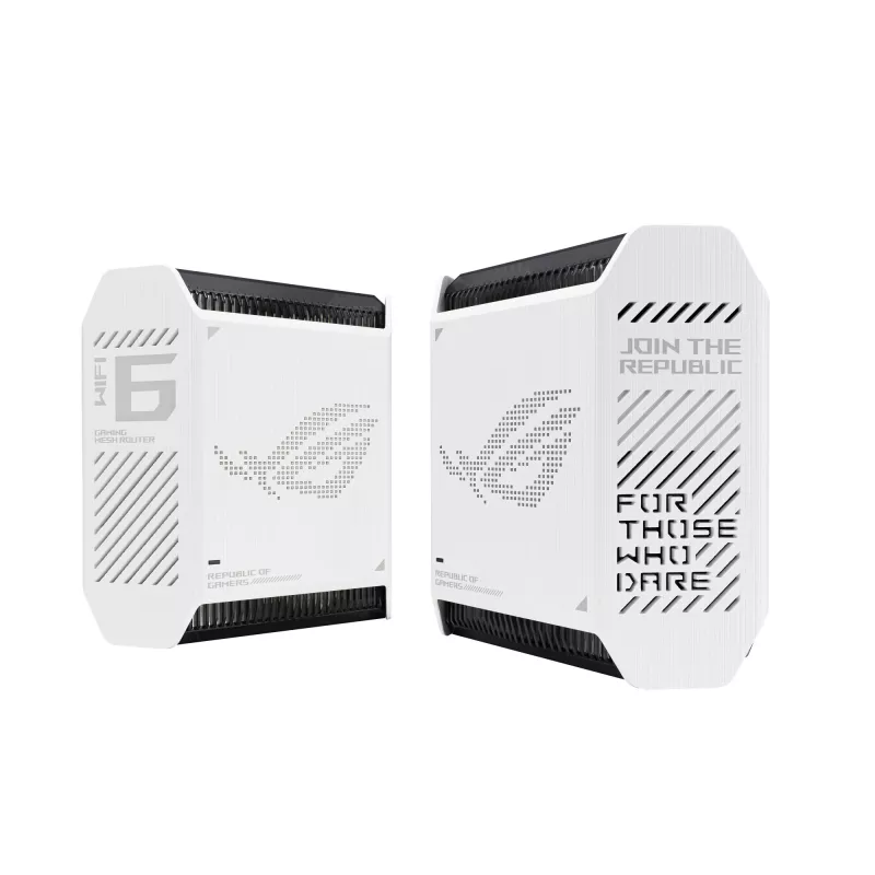 ASUS ROG Rapture GT6 (W-2-PK) Tri-band (2.4 GHz / 5 GHz / 5 GHz) Wi-Fi 6 (802.11ax) Baltas 4 vidiniai