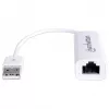 Manhattan USB-A spartusis eterneto adapteris, 10/100 Mbps tinklas, 480 Mbps (USB 2.0), Hi-Speed USB, RJ45, baltas, trejų metų garantija