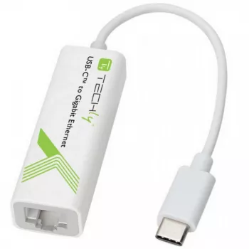 Techly keitiklio kabelio adapteris USB 3.1 Type CM į Gigabit Ethernet IADAP USB31-ETGIGA
