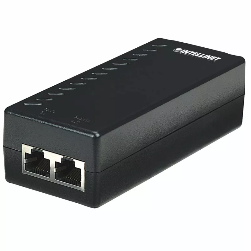 Intellinet maitinimas per Ethernet (PoE) injektorius, 1 prievadas, 48 V DC, atitinka IEEE 802.3af
