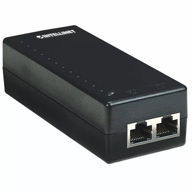 Intellinet maitinimas per Ethernet (PoE) injektorius, 1 prievadas, 48 V DC, atitinka IEEE 802.3af