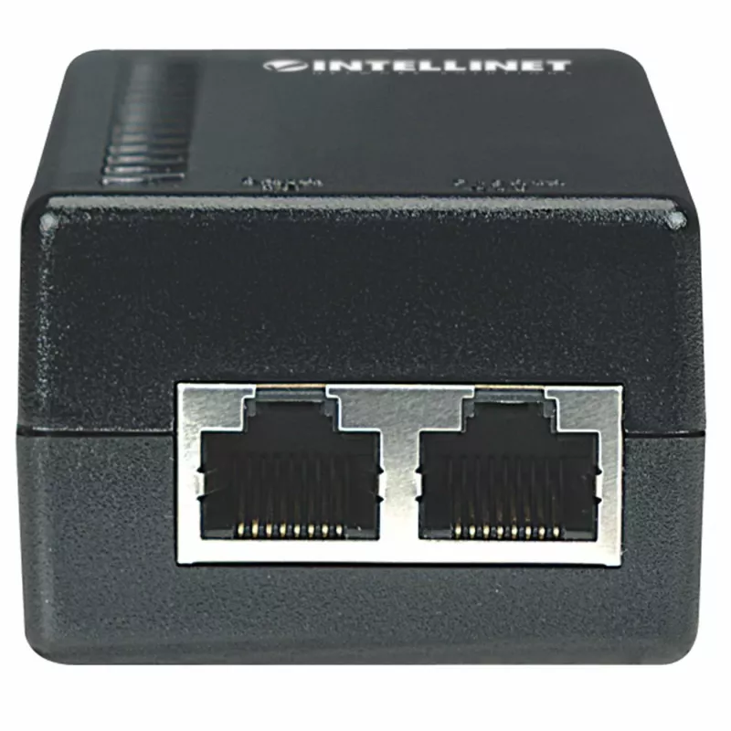 Intellinet maitinimas per Ethernet (PoE) injektorius, 1 prievadas, 48 V DC, atitinka IEEE 802.3af