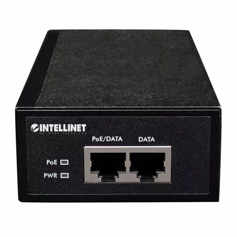 „Intellinet“ Gigabito didelės galios PoE+ injektorius, 1 x 30 W, IEEE 802.3at/af maitinimas per Ethernet (PoE+/PoE)