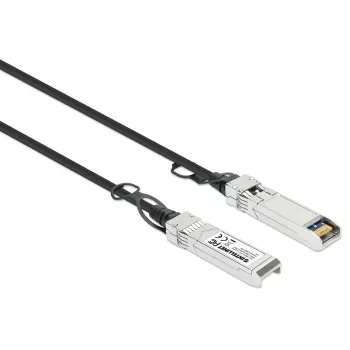 Intellinet 508391 SFP+ 10G pasyvus DAC Twinax kabelis, MSA, 1 m