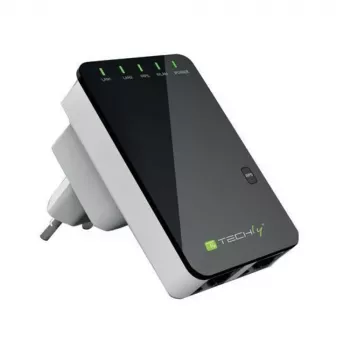 Maršrutizatorius Techly Wall Plug belaidis maršrutizatorius 300N Wi-Fi 4