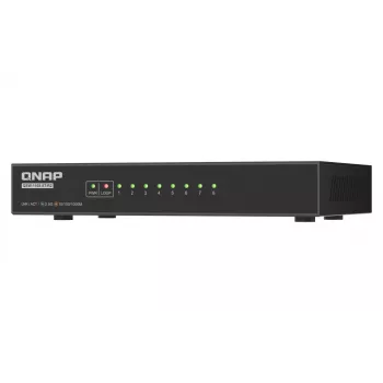 QNAP QSW-1108-8T-R2 tinklo jungiklis Nevaldomas 2.5G Ethernet (100/1000/2500) Darbalaukis Juoda