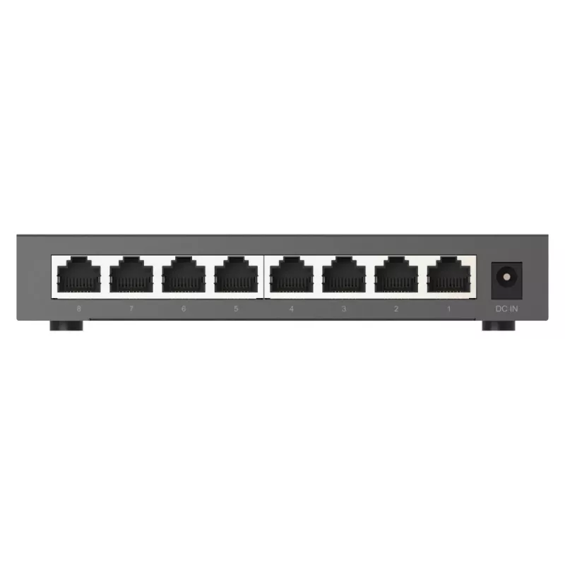 QNAP QSW-1108-8T-R2 tinklo jungiklis Nevaldomas 2.5G Ethernet (100/1000/2500) Darbalaukis Juoda