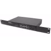 Valdomas komutatorius Intellinet 8 prievadų Gigabit Ethernet PoE+ su 2 SFP prievadais