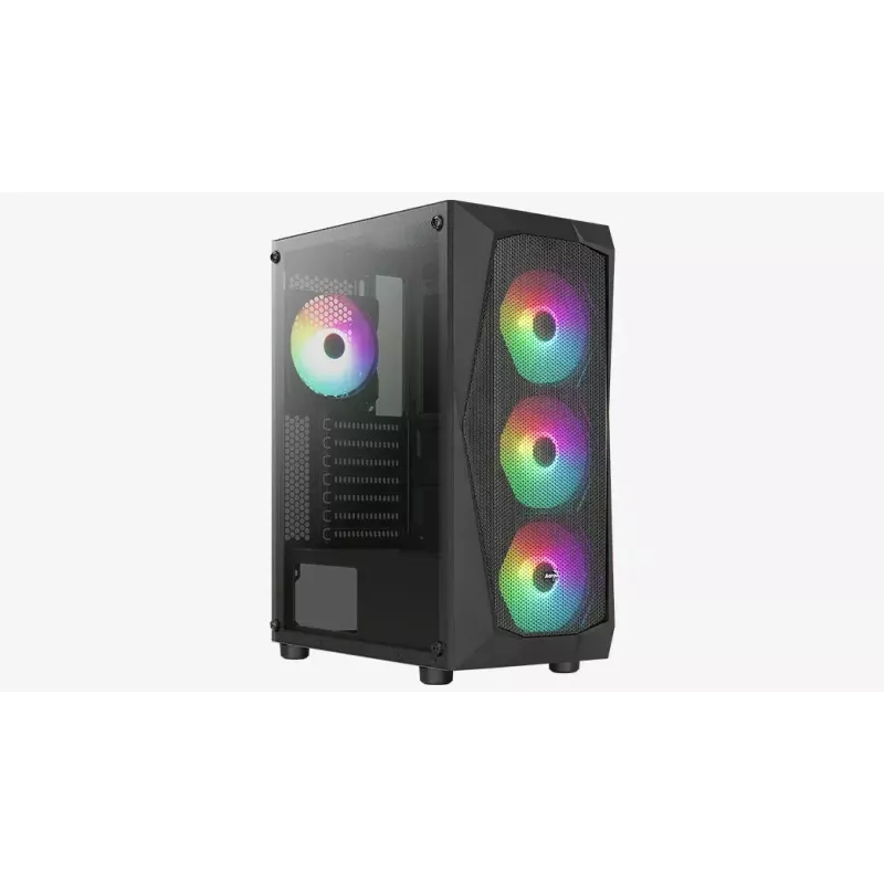 PC korpusas Aerocool Falcon Midi Tower Juoda