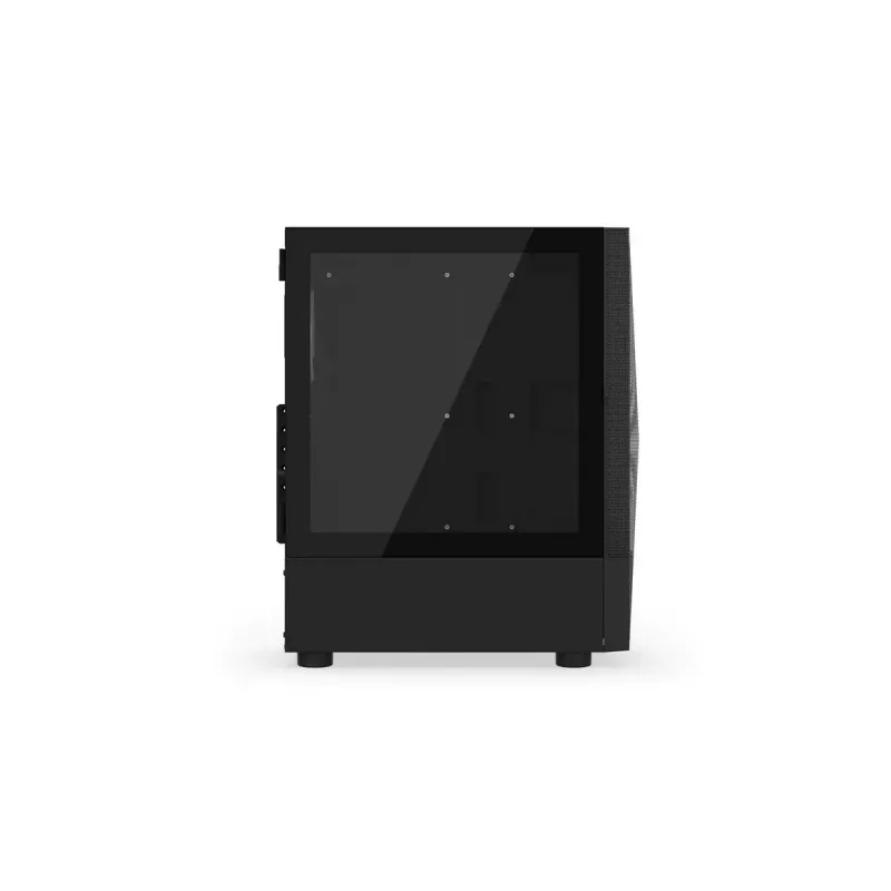 PC korpusas KRUX VAKO KRX0132 ATX juodas — grūdintas stiklas, RGB, palaiko Mini‑ATX, GPU iki 31 cm, CPU aušintuvas iki 15,9 cm