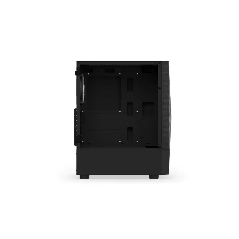 PC korpusas KRUX VAKO KRX0132 ATX juodas — grūdintas stiklas, RGB, palaiko Mini‑ATX, GPU iki 31 cm, CPU aušintuvas iki 15,9 cm