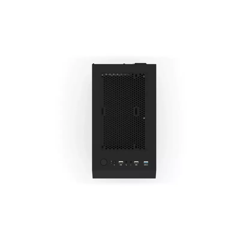 PC korpusas KRUX VAKO KRX0132 ATX juodas — grūdintas stiklas, RGB, palaiko Mini‑ATX, GPU iki 31 cm, CPU aušintuvas iki 15,9 cm