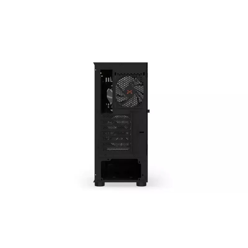 PC korpusas KRUX VAKO KRX0132 ATX juodas — grūdintas stiklas, RGB, palaiko Mini‑ATX, GPU iki 31 cm, CPU aušintuvas iki 15,9 cm