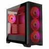 PC Case MODECOM VOLCANO EXPANSE S APEX ARGB MIDI Tower, grūdintas stiklas, USB-C, 3x140mm priekyje, palaiko ATX/microATX, GPU iki 430mm