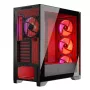 PC Case MODECOM VOLCANO EXPANSE S APEX ARGB MIDI Tower, grūdintas stiklas, USB-C, 3x140mm priekyje, palaiko ATX/microATX, GPU iki 430mm