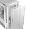 PC korpusas MODECOM VOLCANO EXPANSE S APEX ARGB Midi Tower baltas — grūdintas stiklas, ARGB, palaiko micro ATX, GPU iki 430 mm