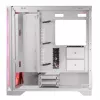 PC korpusas MODECOM VOLCANO EXPANSE S APEX ARGB Midi Tower baltas — grūdintas stiklas, ARGB, palaiko micro ATX, GPU iki 430 mm