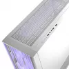 PC korpusas MODECOM Volcano Perun Apex ARGB baltas — Midi Tower, grūdintas stiklas, ARGB, USB-C, palaiko micro ATX, GPU iki 39 cm