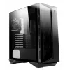 MSI MPG GUNGNIR 110R Mid Tower žaidimų kompiuterio korpusas juodas, USB 3.2 Gen2 Type C, 4x 120mm ARGB ventiliatoriai, Mystic Light sinchronizavimas, 1 į 6 ARGB valdymo plokštė, 2x grūdinto stiklo plokštės, ATX, mATX, mini-ITX