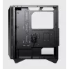 MSI MPG GUNGNIR 110R Mid Tower žaidimų kompiuterio korpusas juodas, USB 3.2 Gen2 Type C, 4x 120mm ARGB ventiliatoriai, Mystic Light sinchronizavimas, 1 į 6 ARGB valdymo plokštė, 2x grūdinto stiklo plokštės, ATX, mATX, mini-ITX