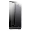 MSI MPG GUNGNIR 110R Mid Tower žaidimų kompiuterio korpusas juodas, USB 3.2 Gen2 Type C, 4x 120mm ARGB ventiliatoriai, Mystic Light sinchronizavimas, 1 į 6 ARGB valdymo plokštė, 2x grūdinto stiklo plokštės, ATX, mATX, mini-ITX