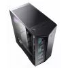 MSI MPG GUNGNIR 110R Mid Tower žaidimų kompiuterio korpusas juodas, USB 3.2 Gen2 Type C, 4x 120mm ARGB ventiliatoriai, Mystic Light sinchronizavimas, 1 į 6 ARGB valdymo plokštė, 2x grūdinto stiklo plokštės, ATX, mATX, mini-ITX