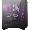 MSI MPG GUNGNIR 110R Mid Tower žaidimų kompiuterio korpusas juodas, USB 3.2 Gen2 Type C, 4x 120mm ARGB ventiliatoriai, Mystic Light sinchronizavimas, 1 į 6 ARGB valdymo plokštė, 2x grūdinto stiklo plokštės, ATX, mATX, mini-ITX
