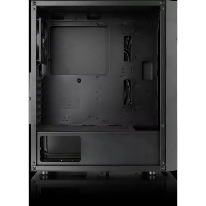 PC korpusas Versa XM1 Juoda Steel 120mm ventiliatorius USB3.0 - juodas