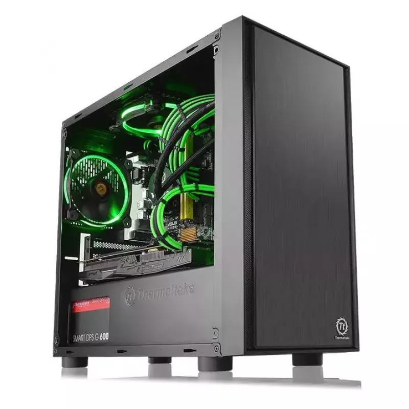 Thermaltake Versa H17 Window Micro Tower Juoda korpusas