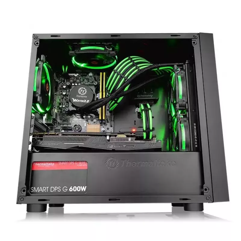 Thermaltake Versa H17 Window Micro Tower Juoda korpusas