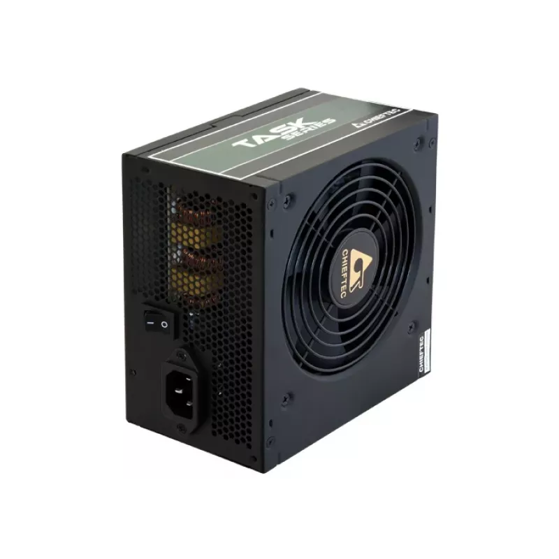 Chieftec Task TPS-500S maitinimo blokas 500 W 24 kontaktų ATX ATX Juoda