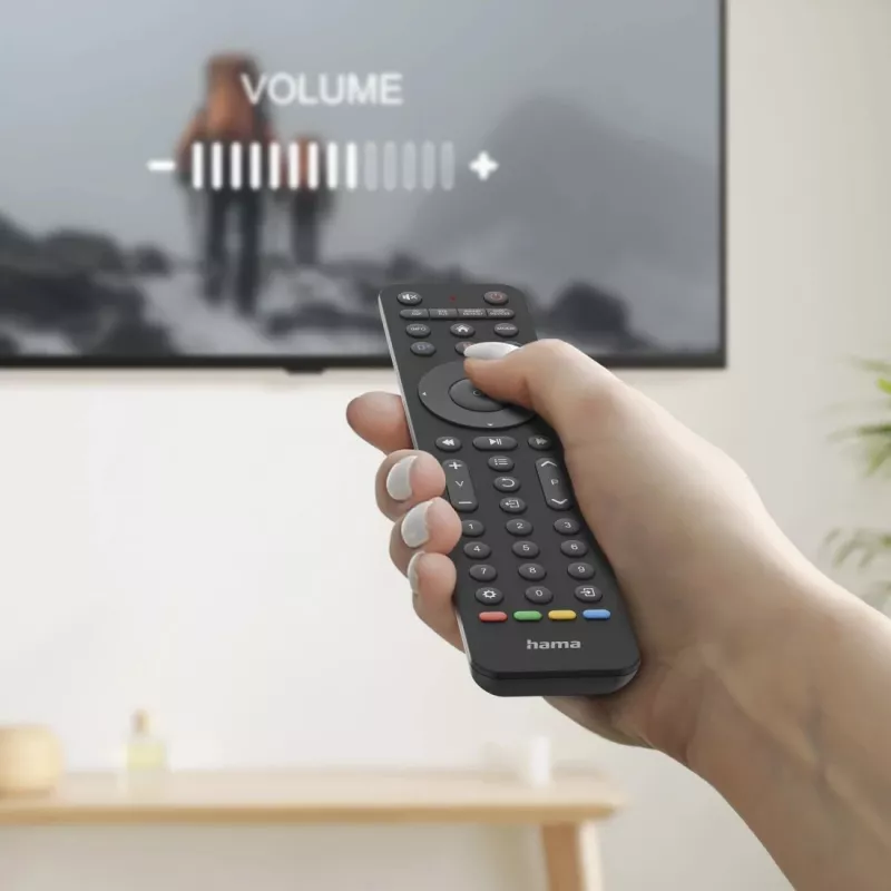 Hama 00221055 universalus nuotolinio valdymo pultas IR belaidis televizoriui mygtukai
