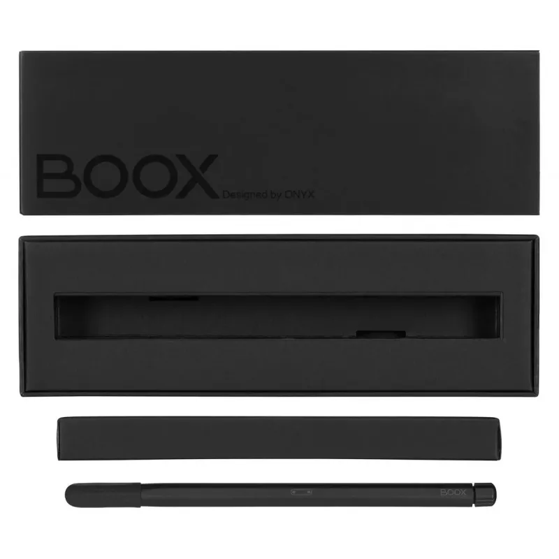 ONYX BOOX Pen2 Pro magnetinis rašiklis su trintuku, juodas